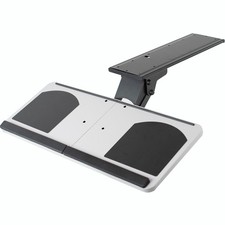 VIVO Adjustable Computer Keyboard & Mouse Platform Tray Under Table Desk Mount picture