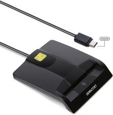 SAICOO Type C Smart Card Reader DOD Military USB-C Common Access CAC Card Reader picture