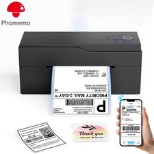 Phomemo 4x6 Shipping Label Printer Thermal Label Printer Shipping Barcode LOT picture