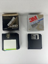 Lot Of 43 Maxell Mf2hd & 3m DS HD 3.5” Formatted IBM Floppy Disks picture