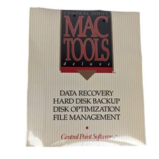 MAC Tools Deluxe 1.1 Data Recovery Backup Central Point Macintosh New Sealed  picture