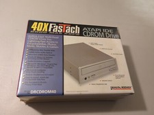 Digital Research 40x ATAPI IDE CDROM Model DRCDROM40 Sealed UPC Has Been Removed picture