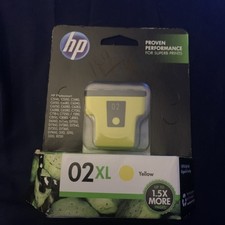 Genuine HP 02 XL Yellow Ink Cartridge NEW EXP 09/2019 picture
