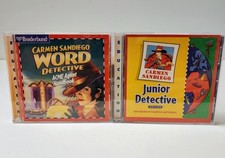 Carmen Sandiego Word Detective & Junior Detective (PC/Mac 1996, 97) VG picture