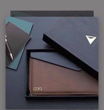 DULCCIO ZIPPED FOLIO-SOFT PREMIUM GENUINE LEATHER FOLIO, HOLDER & CASE picture
