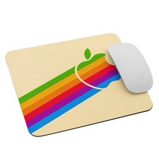 Retro Apple Macintosh Logo Mouse Pad - Classic Finder Icon 9.5