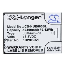 HW BCK1 Li-ion 3.8V 2400mAh Battery Type HWBCK1 for Huawei 601HW, 603HW picture