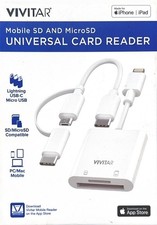 Vivitar Apple MFI/Android Mobile Card Reader (Open Box) picture