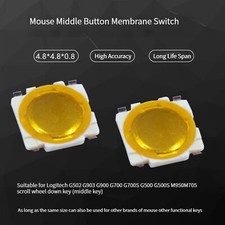 Mouse Middle Button Switch Membrane Patch for Logitech G700/G700S/G500/M950/M705 picture
