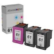 3pk Black & Color Printer Ink Cartridge for HP 61 61 Deskjet 3056A 3510 picture