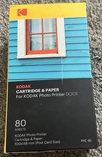 Kodak Cartridge & Paper for Photo Printer Dock PHC-80 – 80 Sheets Pack picture