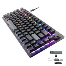ELECOM Gaming Keyboard V custom VK720A with Rapid Triggers, 75% Size, Black picture