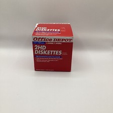 Office Depot 2HD Diskettes IBM Formatted High Density. 3.5”/89mm 1.44MB/1.44Mo picture