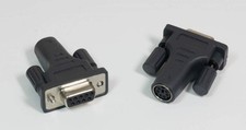 PS2F Mouse to DB9F Serial port Adapter PS2 MiniDin 6 Black picture