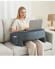 Lap Desk with Removable Knit Cover Memory Foam Laptop Desk Cushion Portable Work picture