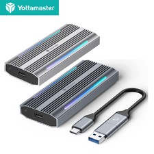 Yottamaster M.2 NVME SSD Enclosure for Gaming RGB 10Gbps USB 3.1 Gen 2 UASP Trim picture