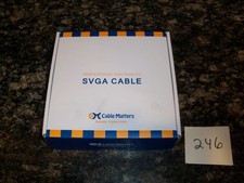 SVGA Cable Matters VGA Monitor Cable 25ft 25 feet New in Box 3.5 MM Stereo Audio picture