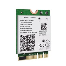 WiFi 6E AX5400 M.2 Module 2.4GHz: 574Mbps 5GHz: 2400Mbps 6GHz: 2400Mbps picture