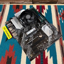ASUS PRIME B550-PLUS Win11 ATX Motherboard Combo Ryzen 5 5600 16GB RAM 256SSD picture