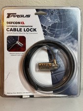Targus DEFCON CL Laptop Notebook Combination Cable Lock PA410W Security Base Pla picture