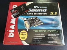Diamond XtremeSound XS51 5.1 Channel 16-Bit PCI Sound Card New Factory Sealed picture