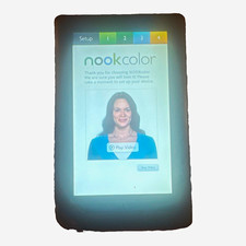 Barnes & Noble NOOK Color Tablet Bundle with Folio Case, factory reset. picture