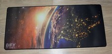 Bify Extra Long Computer Gaming Mouse Pad 15.5 X 34 Inches earth from space picture