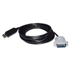 FT232RL Chip USB Male to DB15 Dual 15-Pin Male Connector RS232 Serial Communicat picture