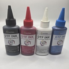 CenDale DTF INK white WH Direct Film Textile Ink 100 ml LOT OF 4 picture