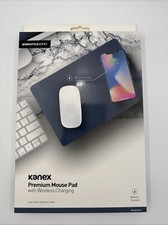 Kanex Premium Mouse Pad W/ Wireless Charging-Midnight Blue-5W (5V/1A)-Free Ship picture