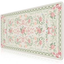 Cute Green Bow Desktop Mat, 35.4