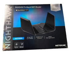 *OPEN BOX* NETGEAR Nighthawk AXE10000 Tri-Band WiFi 6E Router picture