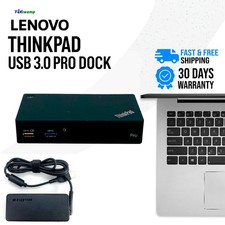 Lenovo ThinkPad USB 3.0 Pro Docking Station for E475 E570 E470 Laptop w/45W PSU picture