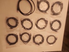 Ethernet Patch Cable  Black 5 Feet Lot Of 11 New In Bags.  picture