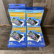 4 Sony SVM-25LS PHOTO PAPER 25 Prints 4