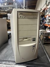 Vintage Mid ATX Beige Computer Tower Case with PSU/CD/Floppy picture