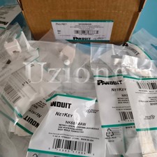 50PC/Box For Panduit NK688MAW Cat6 Unshielded Keystone Network Jack Module White picture