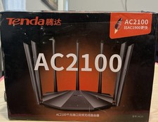 Tenda AC2100 Dual-Band Wireless Router 2100Mbps WiFi 3 LAN Black picture
