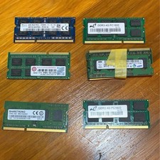 Set of 6 Memory Modules RAM 6 Sticks Total Capacity Unknown picture