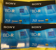 Sony BD-R 25GB Blu-ray Recordable Discs Lot of 4 AccuCORE                  0426L picture