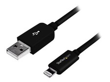StarTechcom Apple Lightning to USB Cable Black 3m Digital/Data Cable USBLT3MB picture
