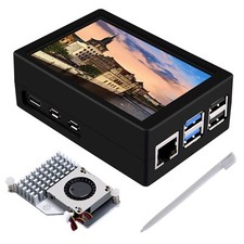3.5 Inch 480x320 Pixels Display with ABS case & Active Cooler Kit For Pi 5 picture