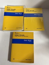 Lot of 3 Texas Instruments Linear Circuits Data Books 1989 Volumes 1, 2,& 3 picture
