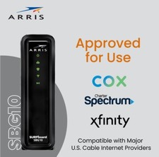 ARRIS SURFboard SBG10 Dual Band AC1600 Docsis 3 WIFI Cable Modem & Router In One picture