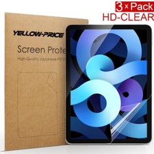 3X Crystal Clear (HD) LCD Screen Protector Saver Film For Apple iPad 7/8/9/12.9' picture