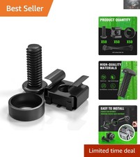 50 Pcs M6 Rack Mount Cage Nuts, Screws & Self-Locking Cable Ties - Complete Kit picture