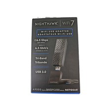 New NETGEAR Nighthawk WiFi 7 USB 3.0 Adapter (A9000) BE6500 Tri-Band Wireless picture