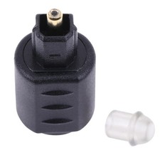Optical Toslink Plug 3.5mm Female Mini Jack To Digital Toslink M Audio Adapter picture