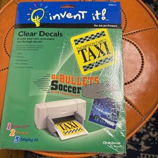 Hammermill Invent It Ready To Print Clear Decals for Inkjet Printers 10 Sheets picture