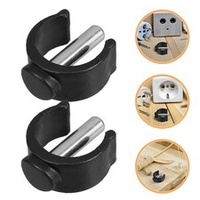 8 Pcs Toilet Safety Pin Handle Tube Bar Locking Clips Replacement Clamp picture
